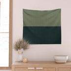 Color Block Lines XXXIX Wall Tapestry Gallery Image 2