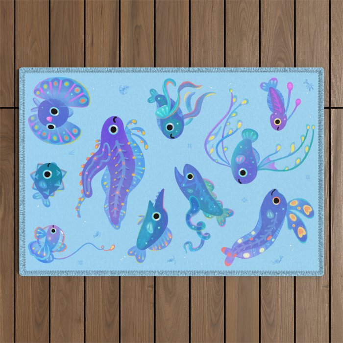 Baby fish Outdoor Rug Gallery Image 1