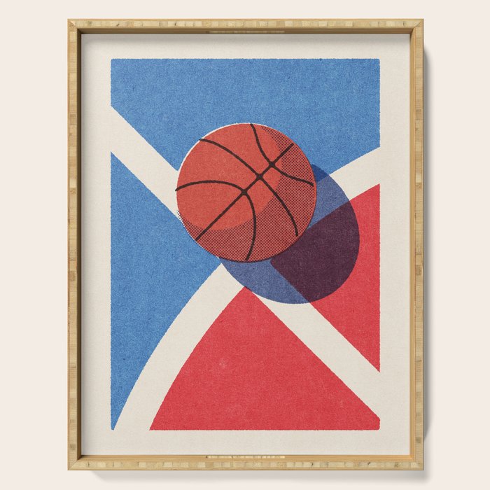 BALLS / Basketball - outdoor II Serving Tray Gallery Image 1
