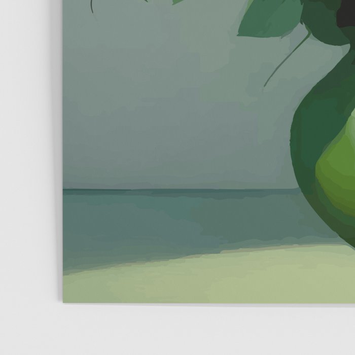 Pink Peonies and Roses in a Green Vase Poster Gallery Image 3