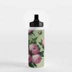 Pink Peonies and Roses in a Green Vase Water Bottle Gallery Image 2