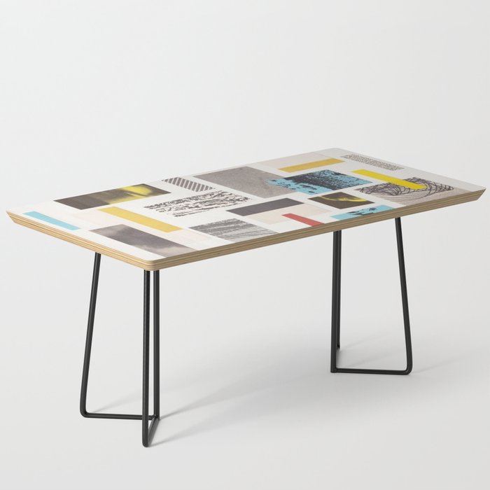 Abstract Geometric Paper Collage Coffee Table Gallery Image 1