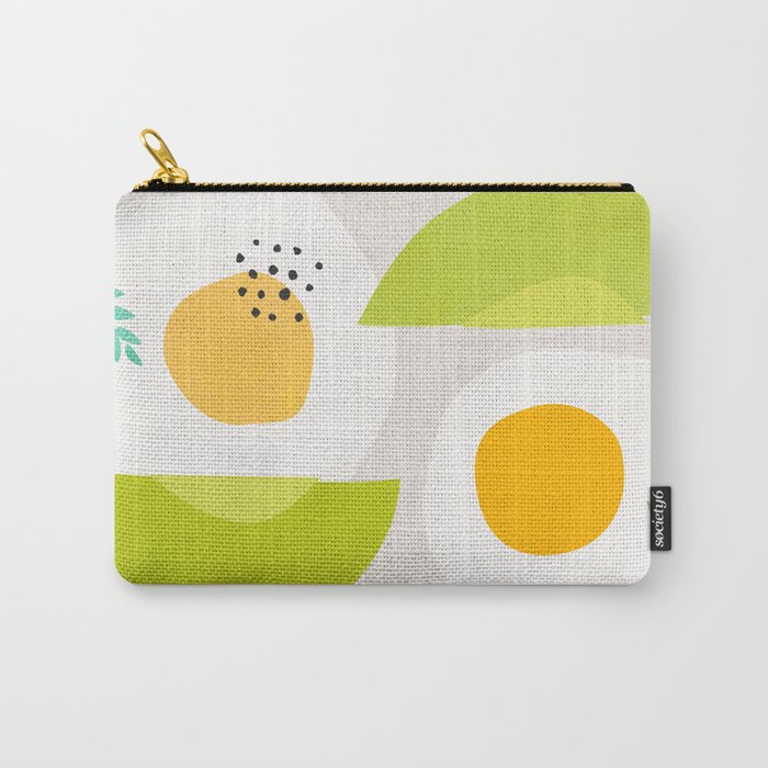 Minimal Avocado and Eggs Carry All Pouch Gallery Image 1