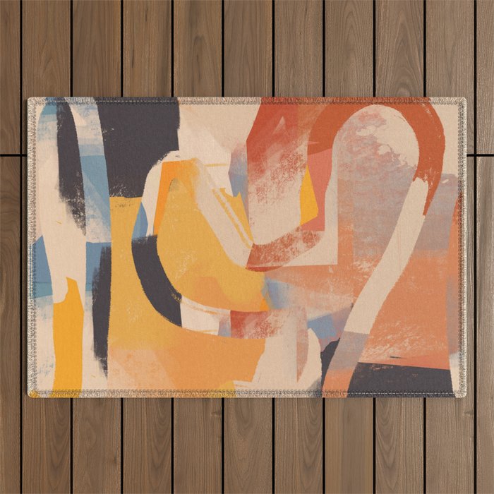 Modern Abstract Art 103 Outdoor Rug Gallery Image 1