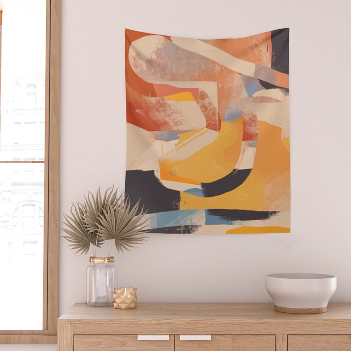 Modern Abstract Art 103 Wall Tapestry Gallery Image 2