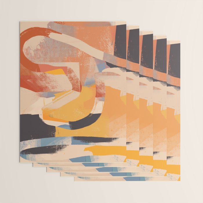 Modern Abstract Art 103 Wrapping Paper Gallery Image 3