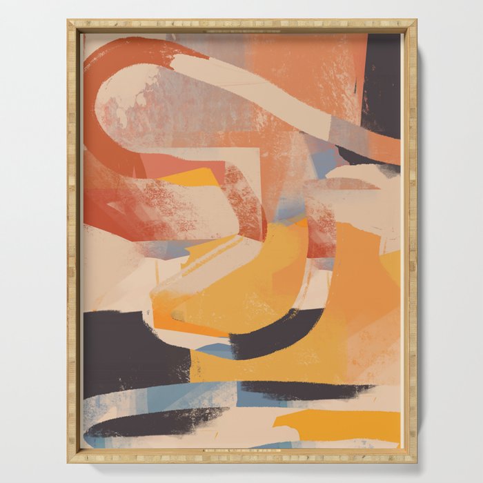 Modern Abstract Art 103 Serving Tray Gallery Image 1