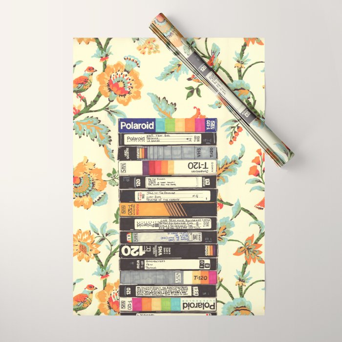 VHS and Entry Hall Wallpaper Wrapping Paper Gallery Image 1