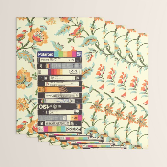 VHS and Entry Hall Wallpaper Wrapping Paper Gallery Image 3