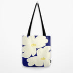 Abstract botanical 52-blue Tote Bag Gallery Image 2