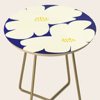 Abstract botanical 52-blue Side Table Gallery Image 2