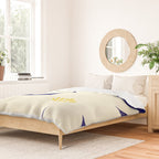 Abstract botanical 52-blue Duvet Cover Gallery Image 2