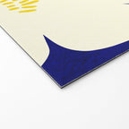 Abstract botanical 52-blue Welcome Mat Gallery Image 2