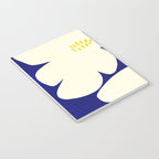 Abstract botanical 52-blue Notebook Gallery Image 3