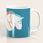 Fat Unicorn on Rainbow Jetpack Coffee Mug Gallery Image 1
