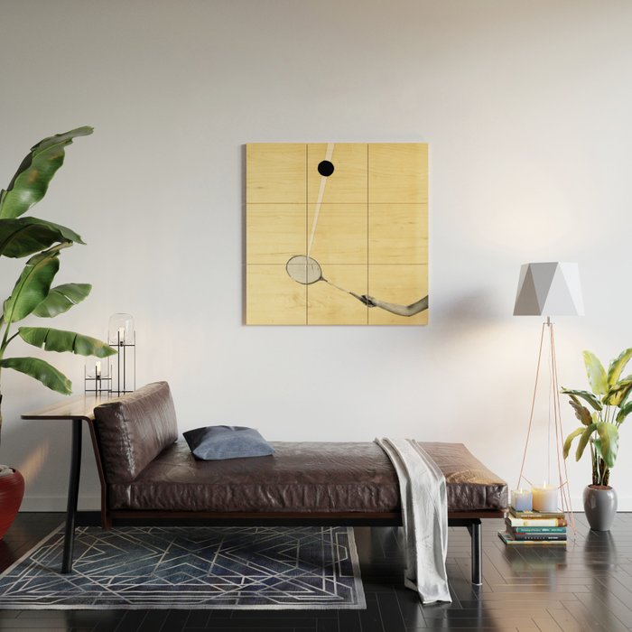 Tennis Wood Wall Art Gallery Image 2
