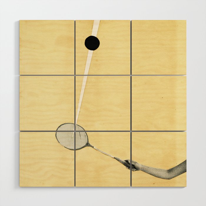 Tennis Wood Wall Art Gallery Image 1