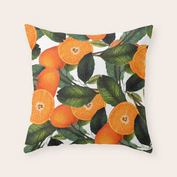 The Forbidden Orange #society6 #decor #buyart Throw Pillow Gallery Image 6