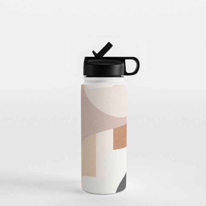 Abstract Minimal Shapes 8 Water Bottle Gallery Image 1