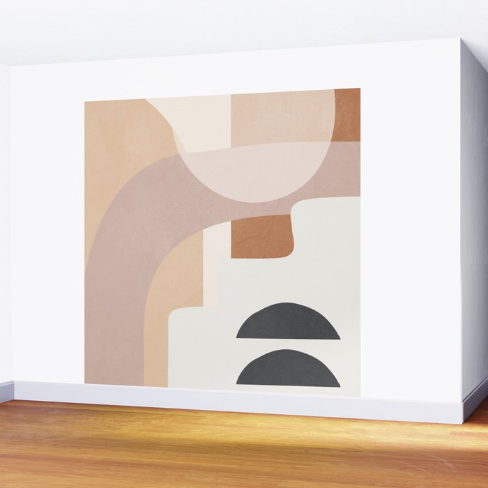 Abstract Minimal Shapes 8 Wall Mural Gallery Image 2