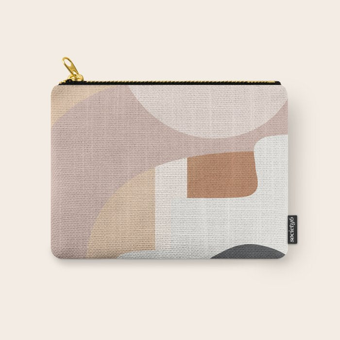 Abstract Minimal Shapes 8 Carry All Pouch Gallery Image 1