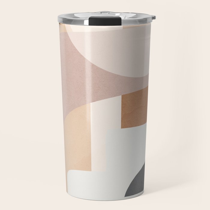 Abstract Minimal Shapes 8 Travel Mug Gallery Image 1