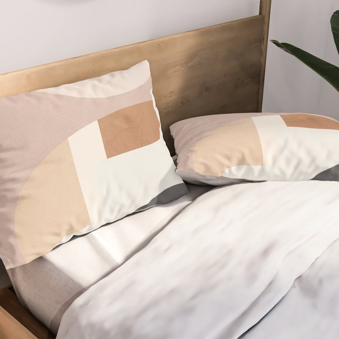 Abstract Minimal Shapes 8 Pillow Sham Gallery Image 2