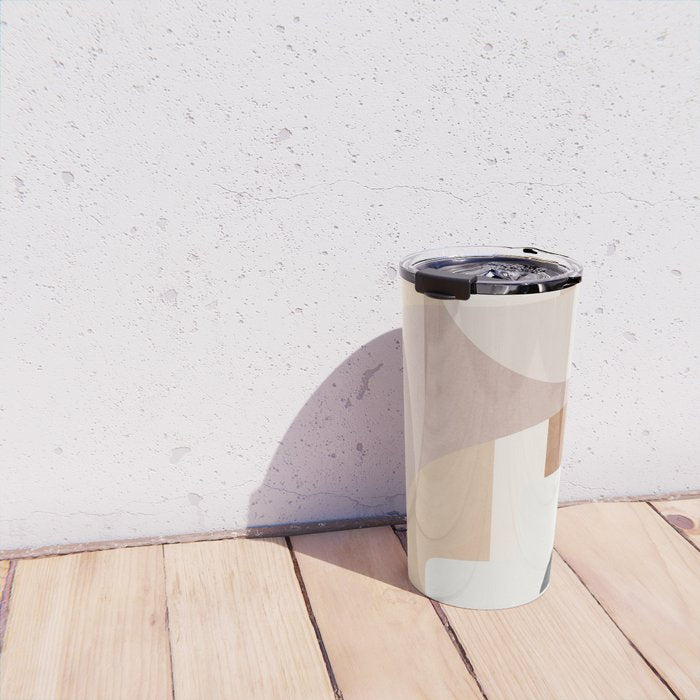 Abstract Minimal Shapes 8 Travel Mug Gallery Image 4