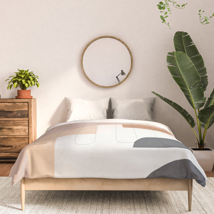 Abstract Minimal Shapes 8 Comforter Gallery Image 3