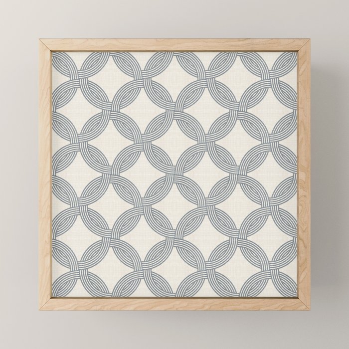 JUNGLIA WEAVE SLATE Mini Art Print Gallery Image 1