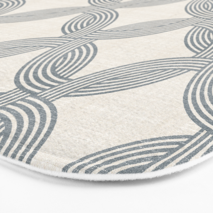 JUNGLIA WEAVE SLATE Bath Mat Gallery Image 3