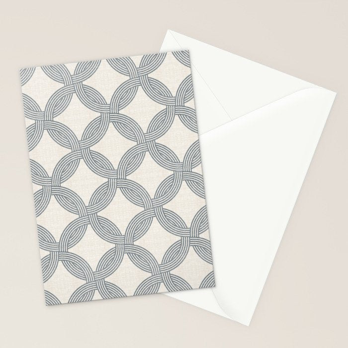 JUNGLIA WEAVE SLATE Stationery Card Gallery Image 2