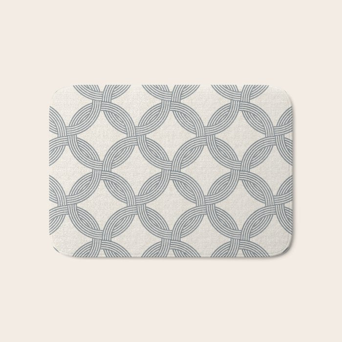 JUNGLIA WEAVE SLATE Bath Mat Gallery Image 1