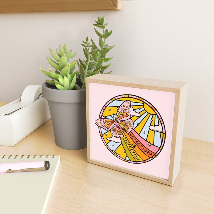Rejection is Protection Mini Art Print Gallery Image 2