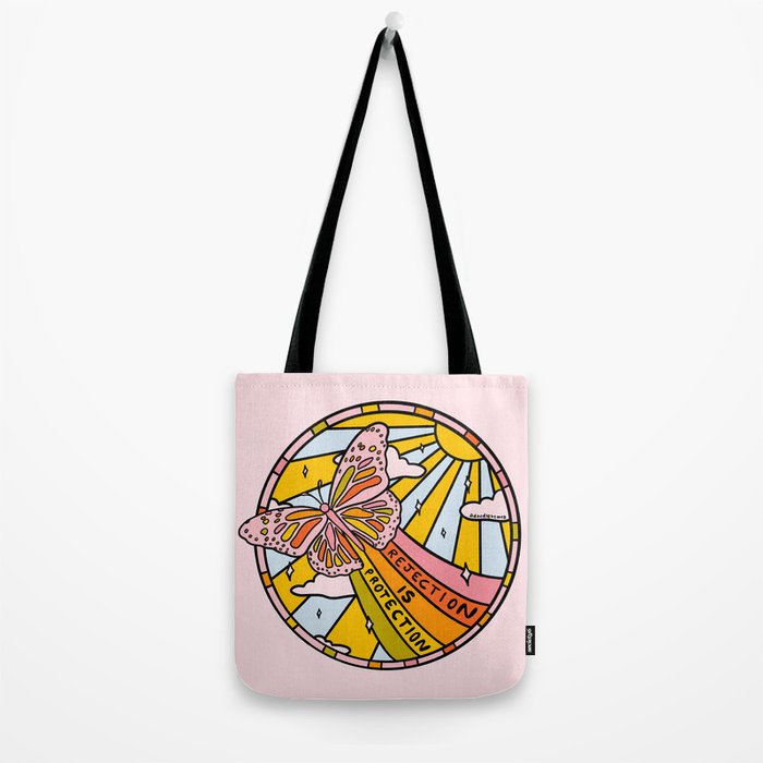 Rejection is Protection Tote Bag Gallery Image 2