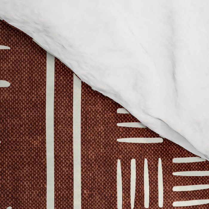 rust mud cloth Comforter Gallery Image 4