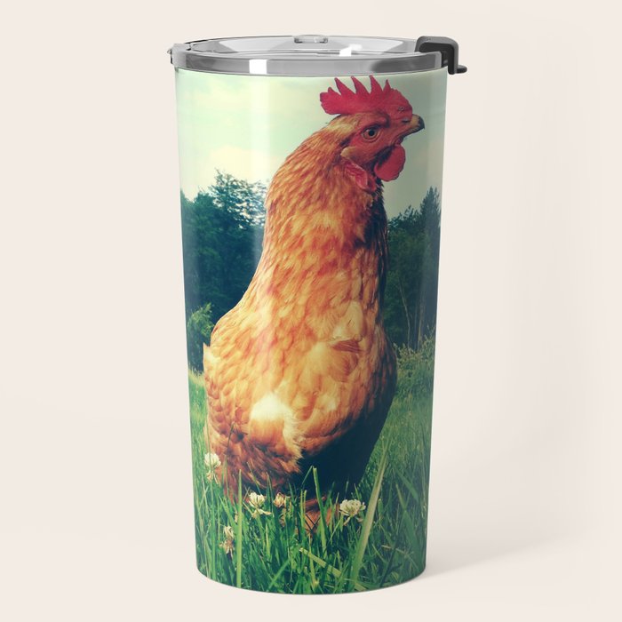 The Life of a Chicken Travel Mug Gallery Image 2