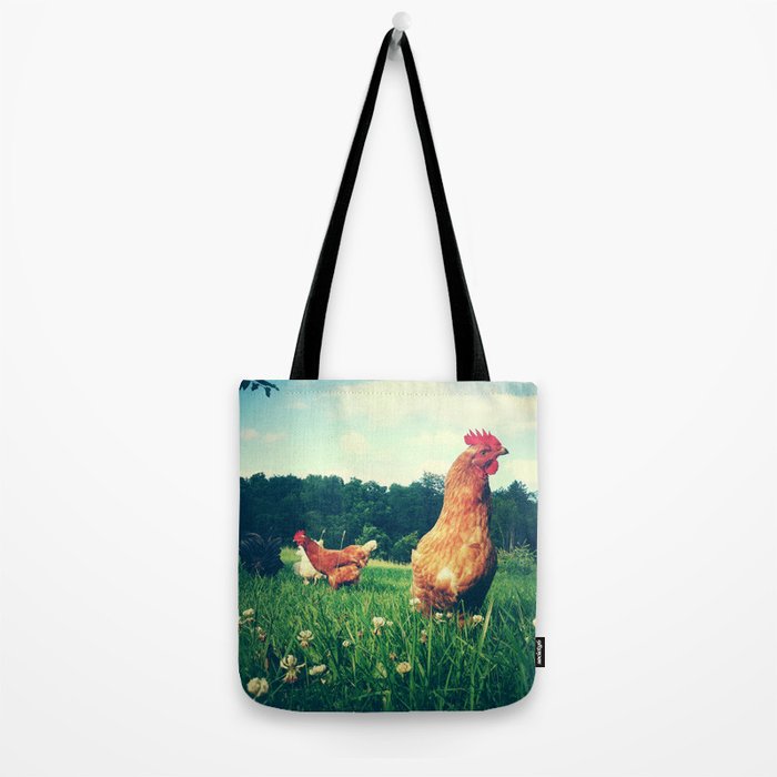 The Life of a Chicken Tote Bag Gallery Image 2