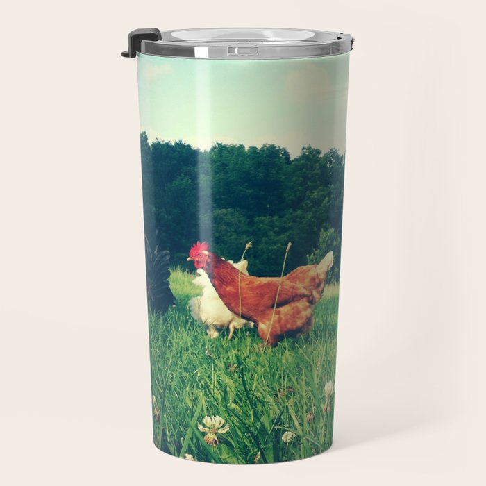 The Life of a Chicken Travel Mug Gallery Image 3
