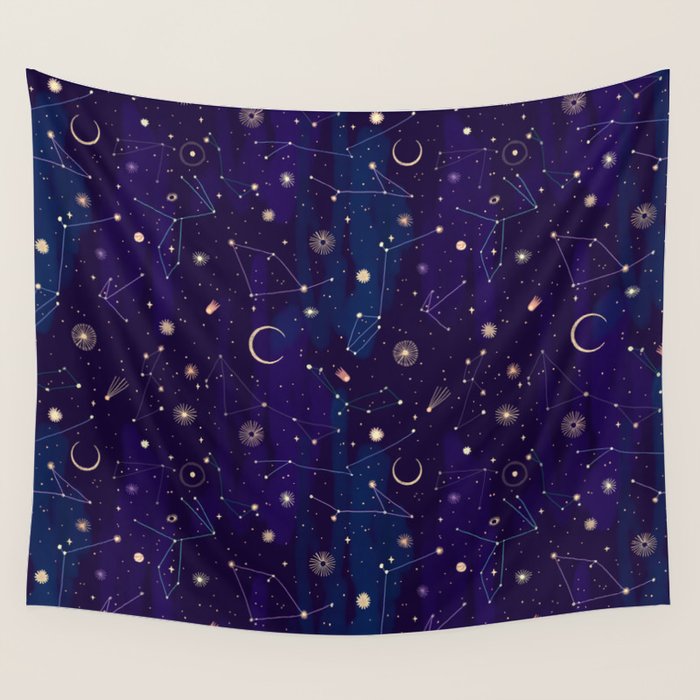 Night of a Thousand Moons Wall Tapestry Gallery Image 4