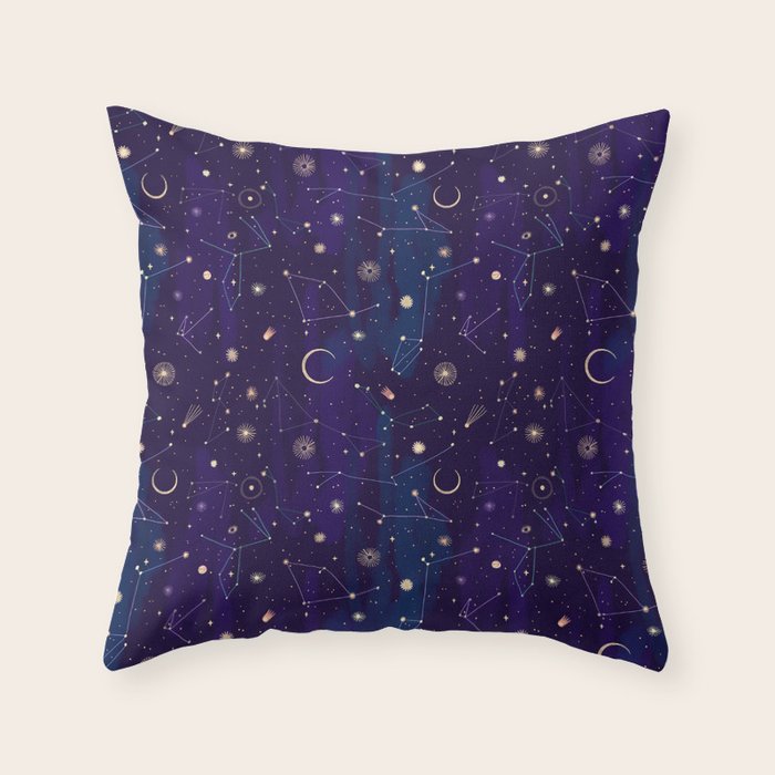 Night of a Thousand Moons Throw Pillow Gallery Image 6