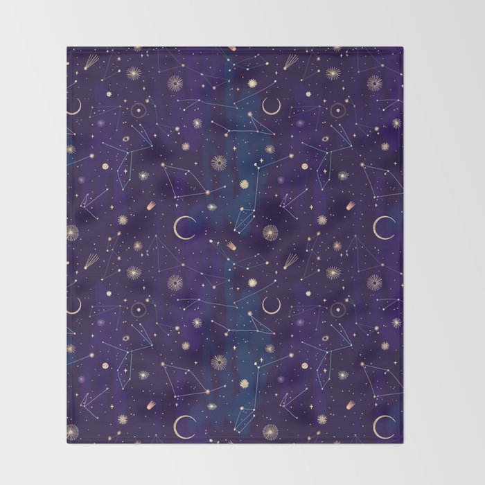 Night of a Thousand Moons Throw Blanket Gallery Image 2