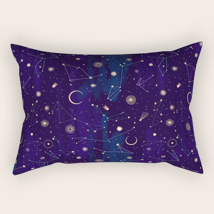 Night of a Thousand Moons Rectangular Pillow Gallery Image 1