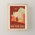 It's Beautiful Now In New York State Mini Art Print Gallery Image 1
