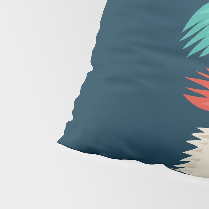 Hedgehog with flowers Pillow Sham Gallery Image 4