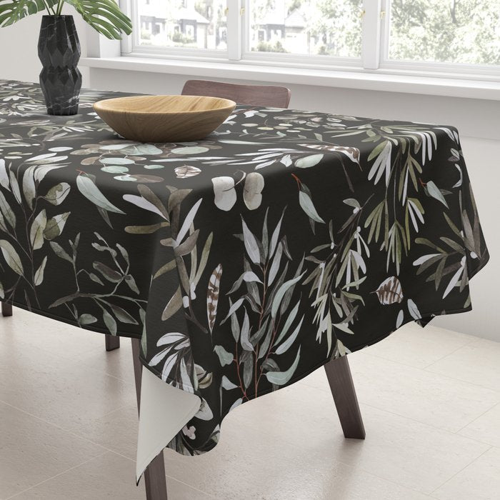 Winter night nature 08 Tablecloth Gallery Image 3