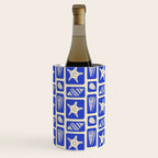 Vintage marine sea shell art pattern Wine Chiller Gallery Image 3