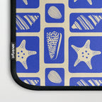 Vintage marine sea shell art pattern Laptop Sleeve Gallery Image 3