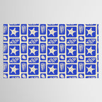 Vintage marine sea shell art pattern Tablecloth Gallery Image 2