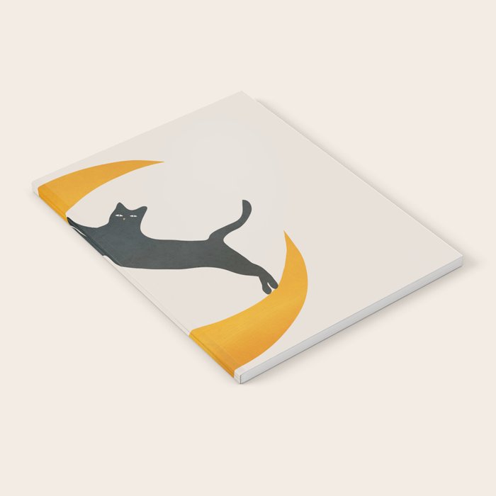 Moon and Cat Notebook Gallery Image 1
